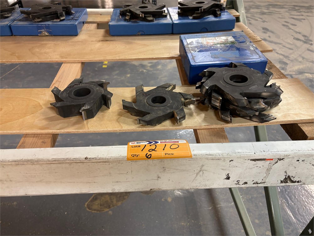 Lot of Cutter Heads - Qty (6) - as pictured