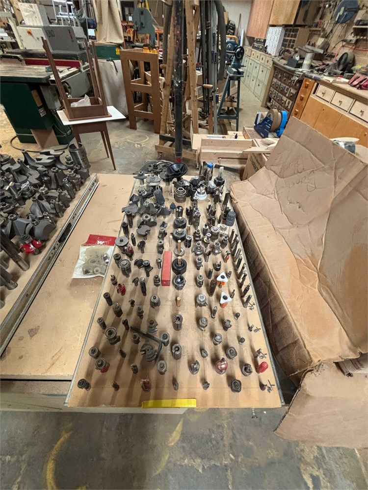 Large Assortment of Router Bits
