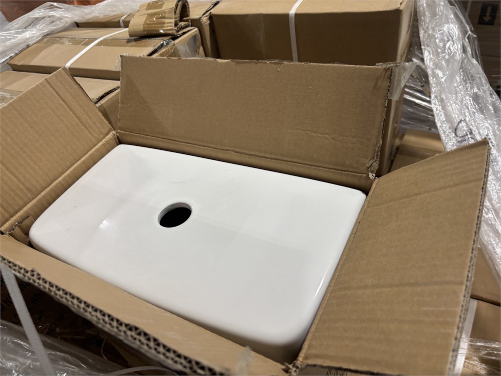 Pallet of Toilet Tanks - as pictured