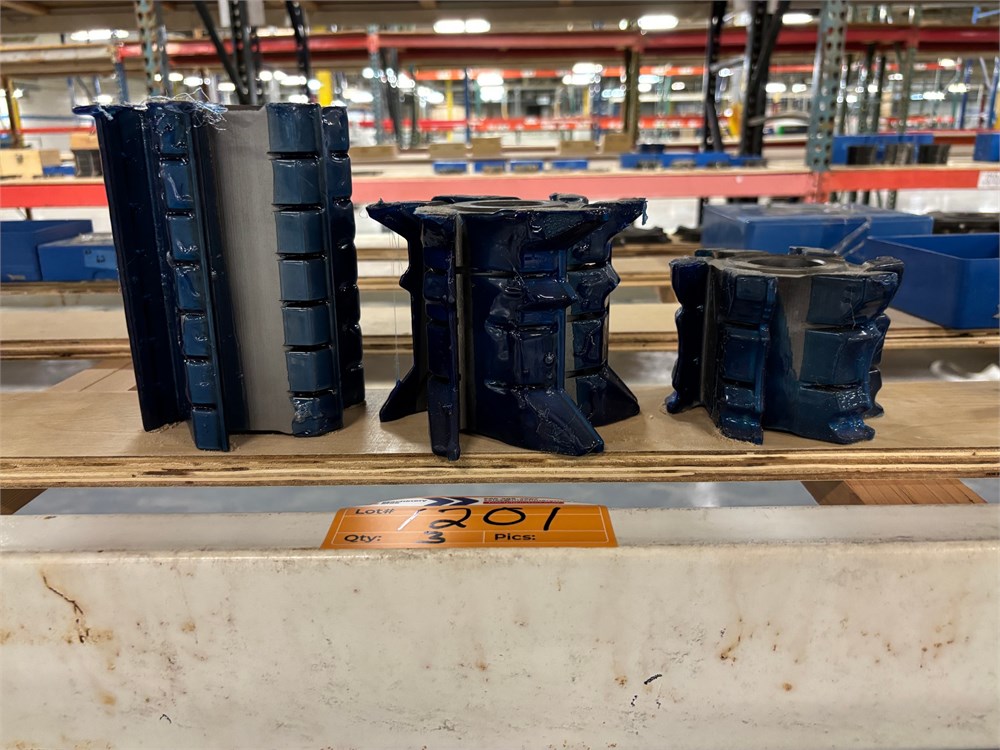 Lot of Cutter Heads - Qty (3) - as pictured