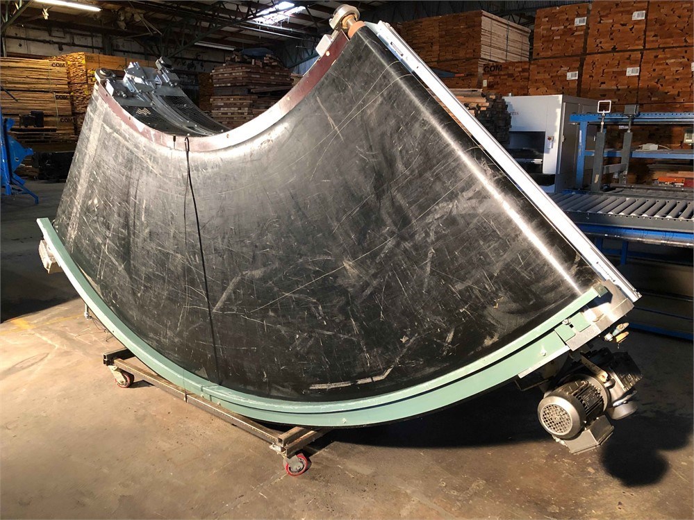 Two (2) Transnorm Systems "TS15000/140" 90 Degree Belt Conveyors