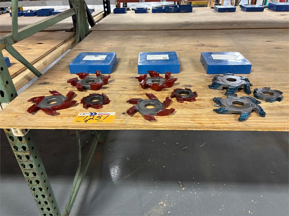 Lot of Cutter Heads - Qty (9) - as pictured