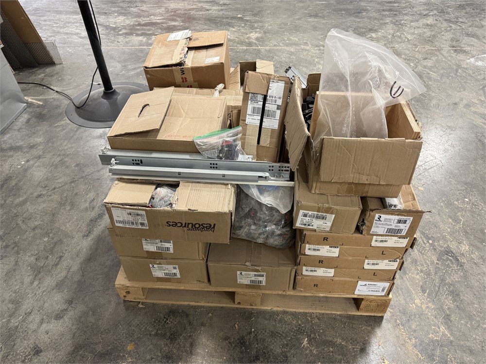 Pallet of Hardware and Supplies