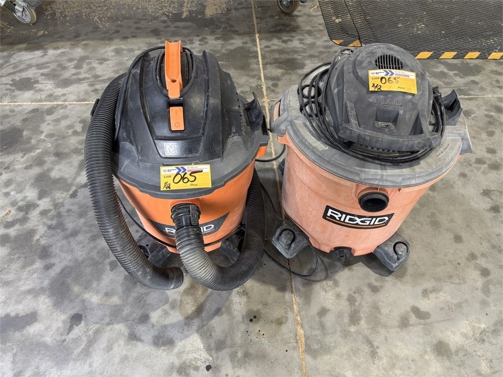 (2) Ridgid Shop Vacuums