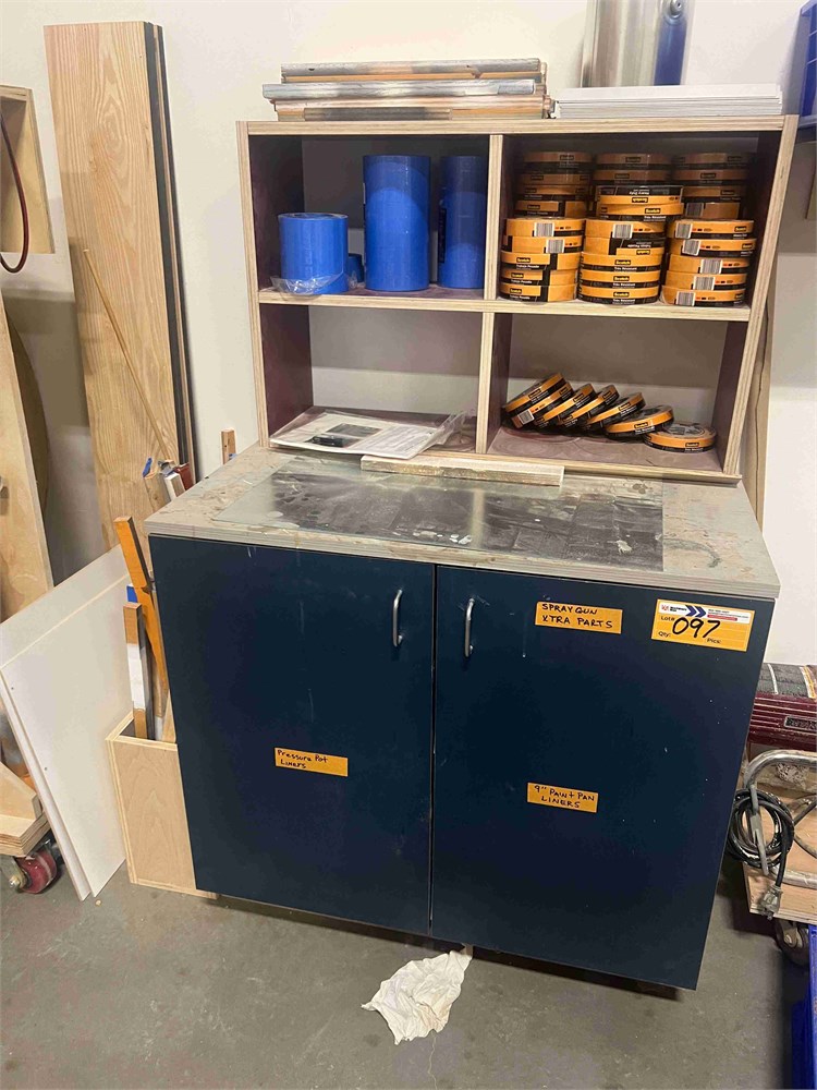 Storage Cabinet & Masking Tape