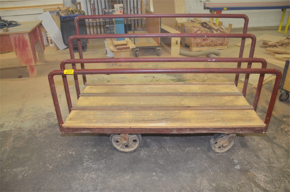 Steel material cart