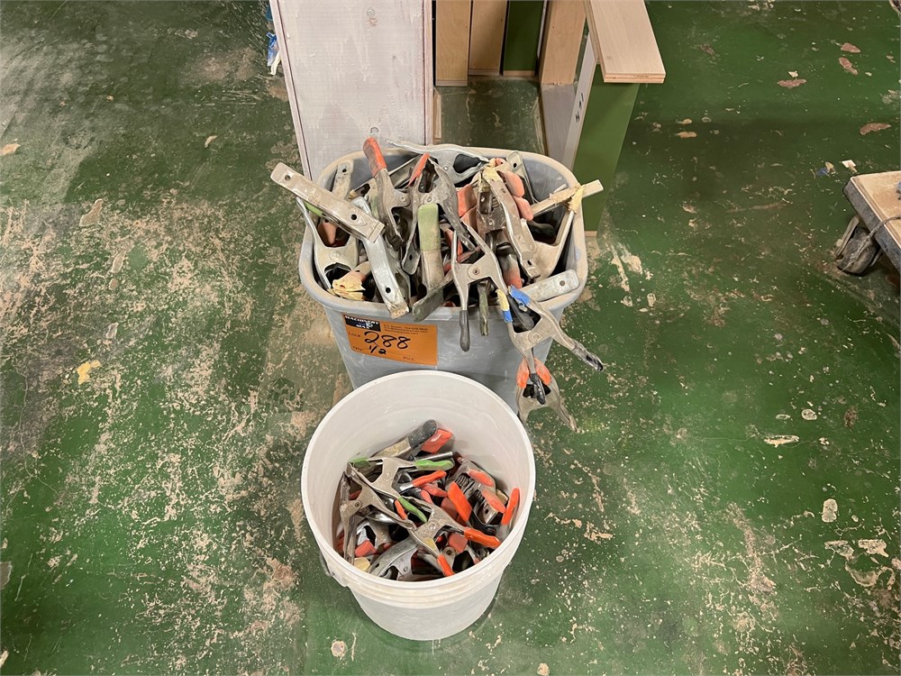 Lot of Spring Clamps - as pictured