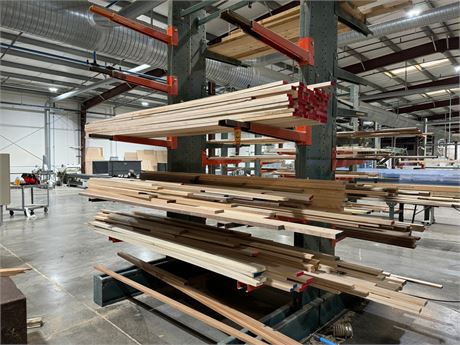 Lot - Contents of Rack (Lumber) - NO Rack | Place Your Bid at MachineryMax
