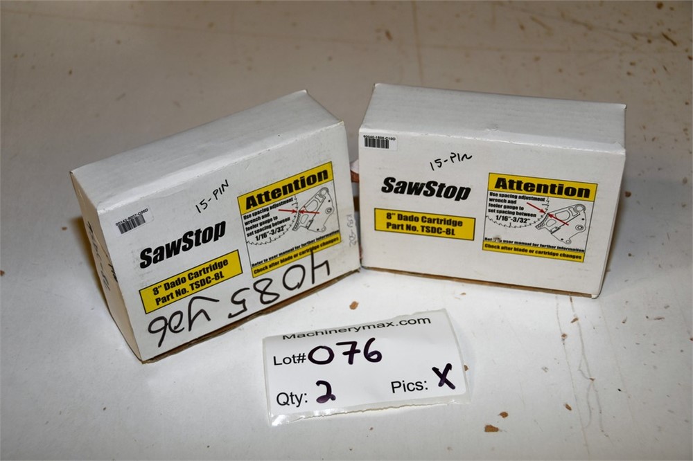 Sawstop "TSDC-8L" Dado Brake Cartridges - 8-Inch - Qty (2)
