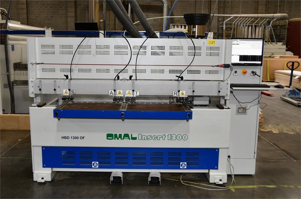 (2017) Omal "HBD 1300 OF" Drill and Dowel Machine - Laser width measuring