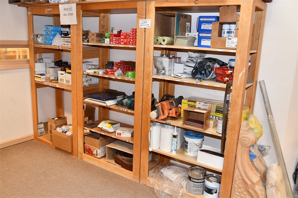 Shelving Units & Contents - as pictured