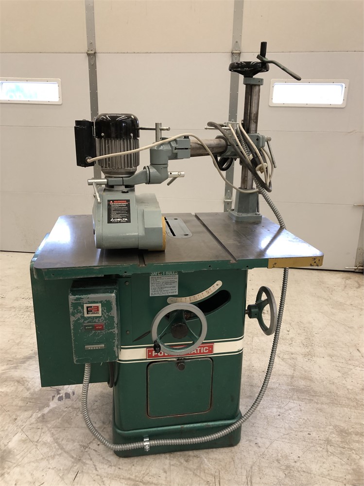 Powermatic "66" Table Saw with power feed