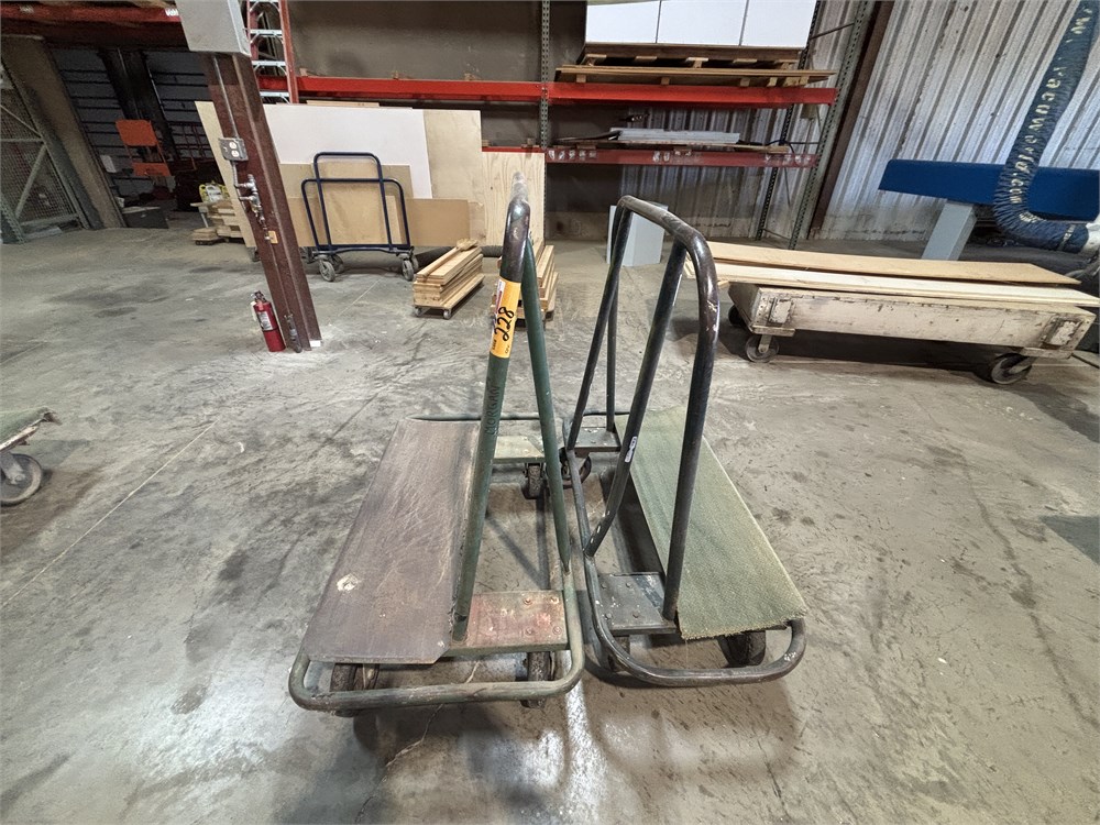 (2) Material Carts - As Pictured