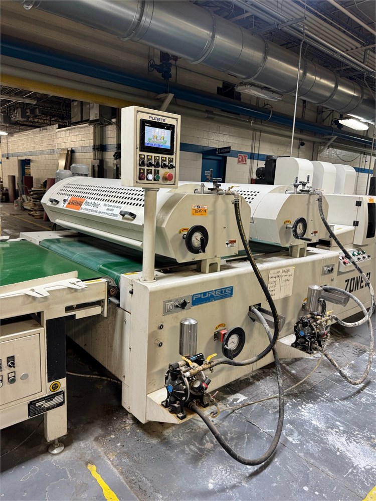 Foshan Purete "PRT-F3113" 2-Station Roll Coating Machine