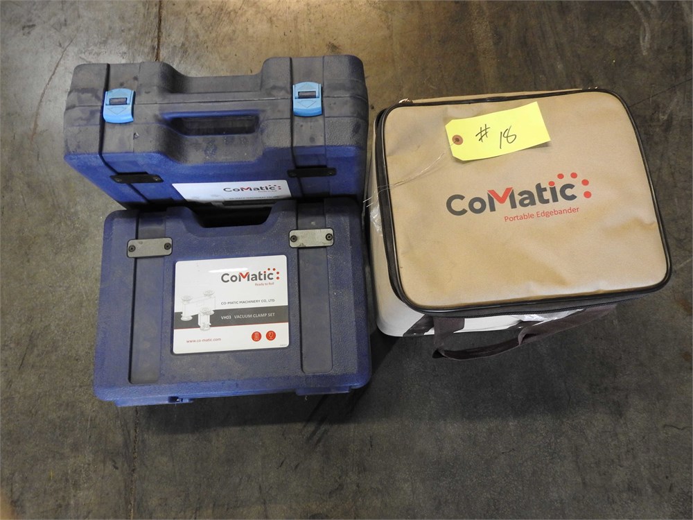 Comatic Portable Edgebander and Vacuum Clamp set