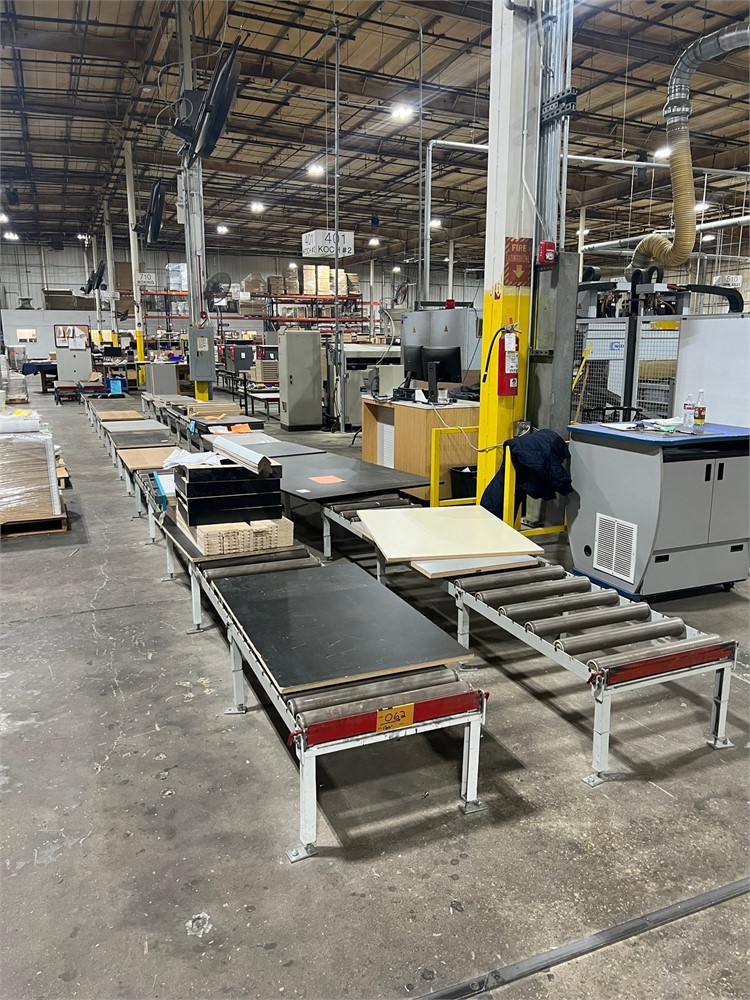 Roller conveyor 120' total