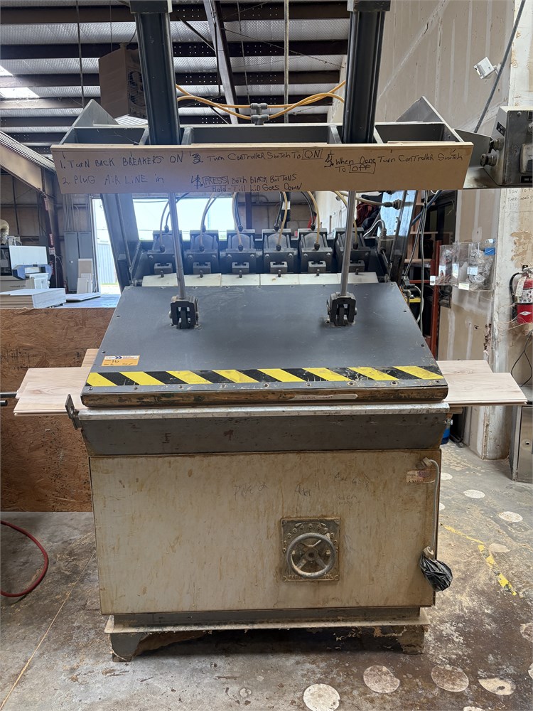 Rosenquist "BG 350 A" RF Edge Gluer - Slant Bed