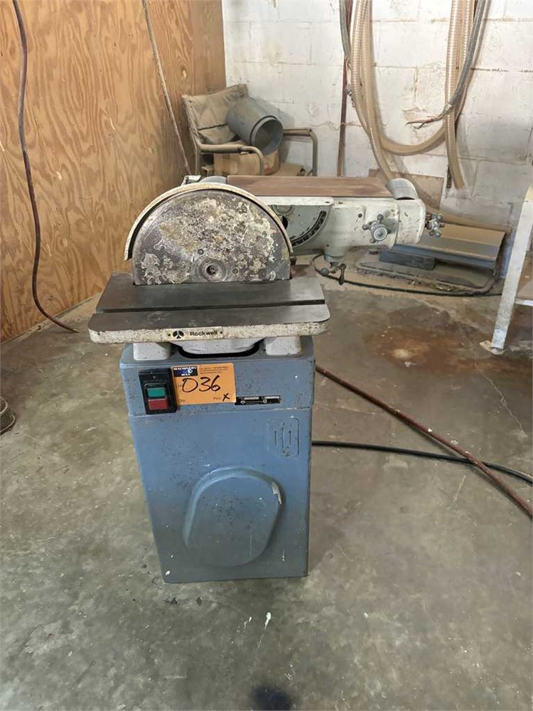 Rockwell "52-611" Belt/Disc Sander