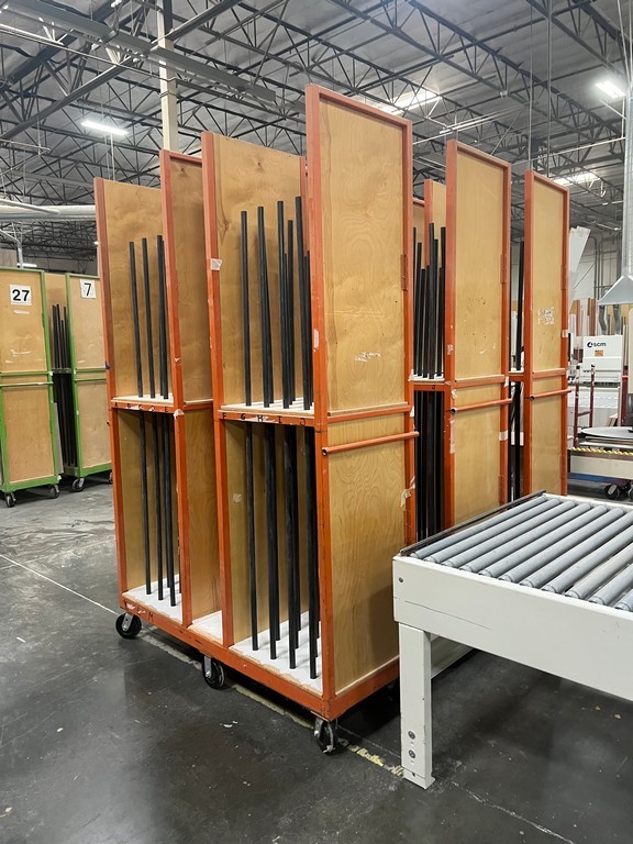 Orange Panel Carts - Qty (3)
