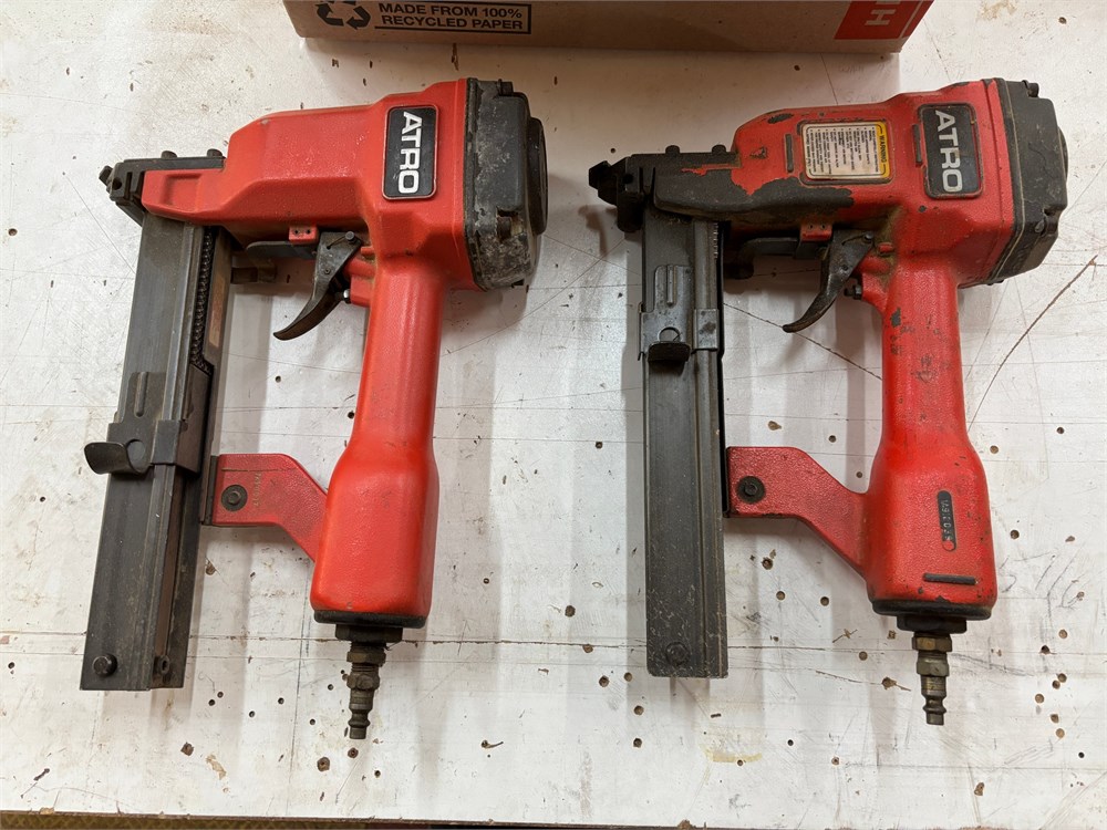 Lot of 2 Pneumatic Nail Guns as pictured