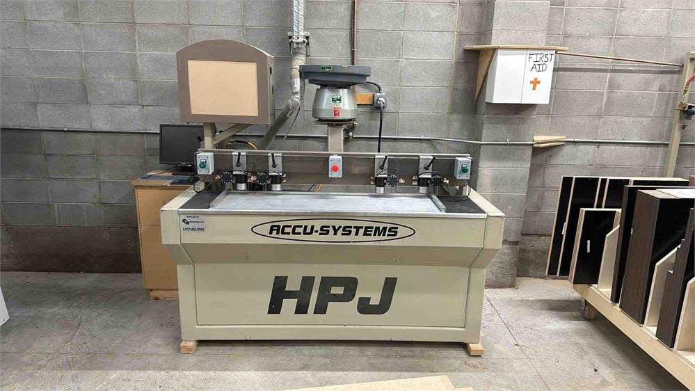 Accu-Systems "HPJ-7" CNC drill & dowel inserter