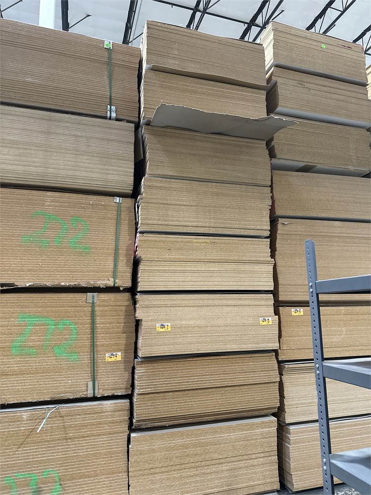(8) Bundles of Particleboard Panels