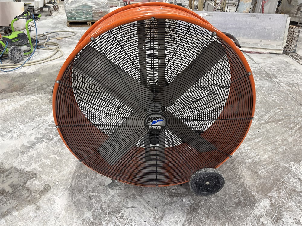 Orange Drum Fan