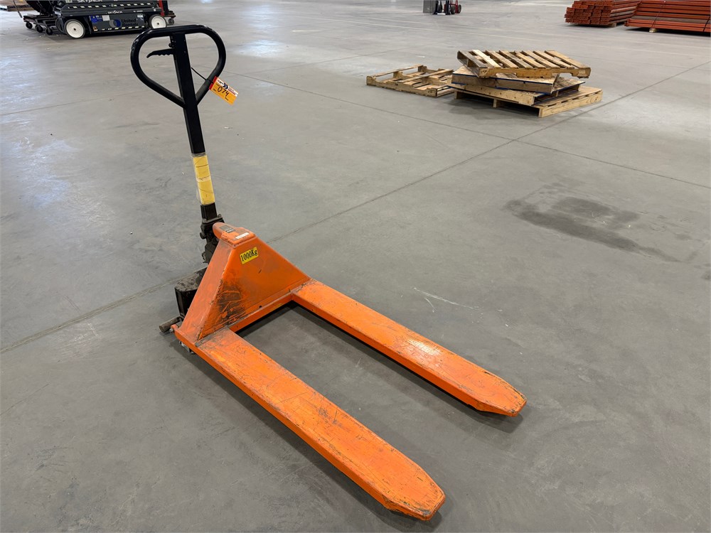 Orange Pallet Jack