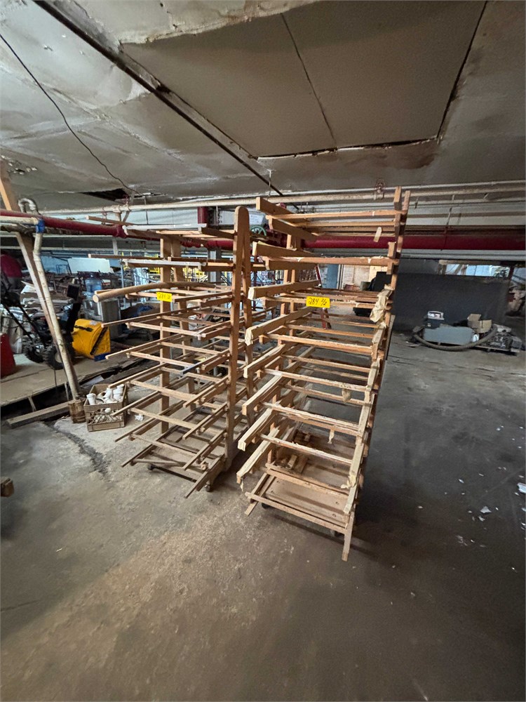 2 Wooden Drying Racks