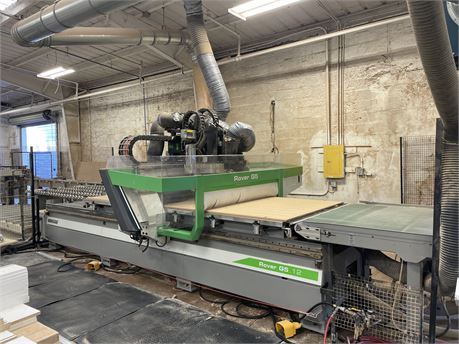 Biesse "Rover G5.12" CNC Router with Load/Unload System