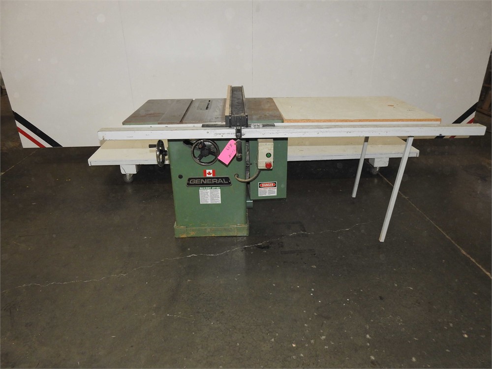 GENERAL "350" HEAVY DUTY CANADIAN BUILT 10" TABLE SAW