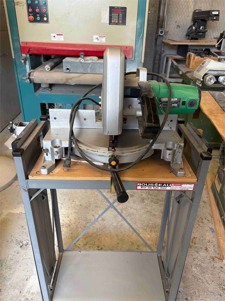 Hitachi "C10FA" 10" Miter Saw & Cart