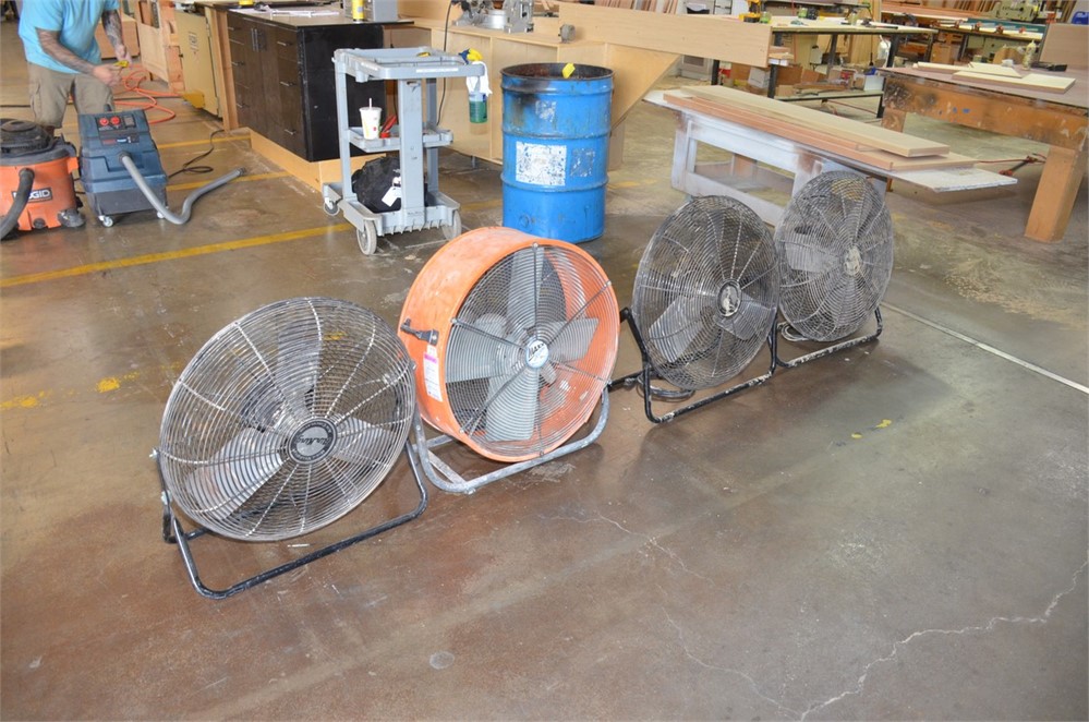Floor Fans as pictured - Qty (4)
