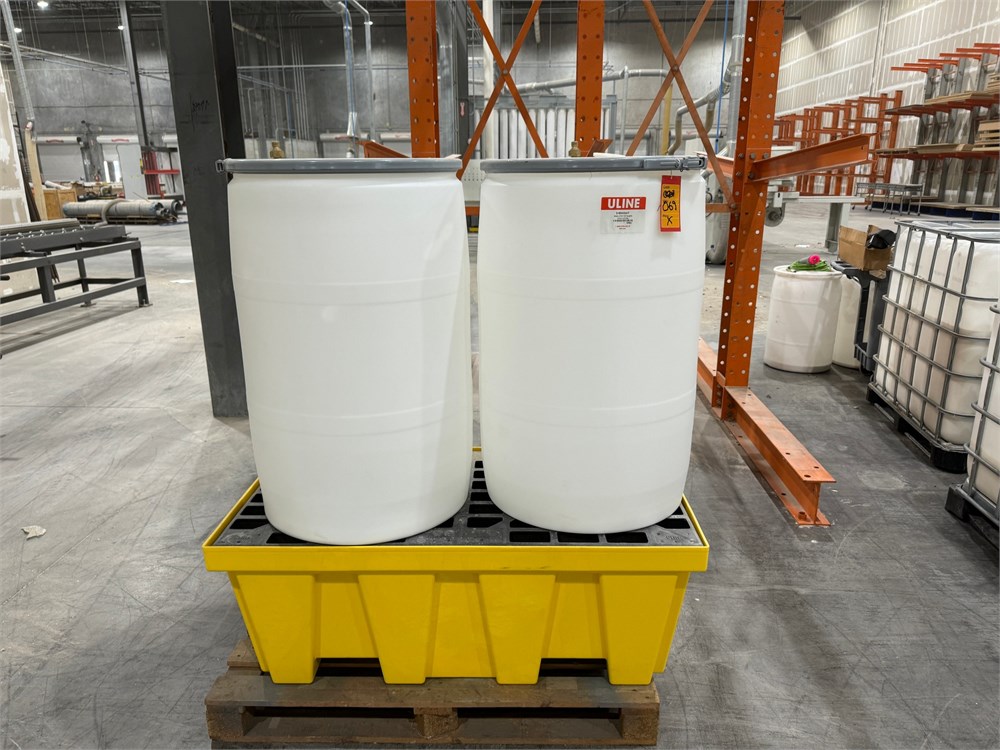 Uline Barrels & Spill Containment Bin