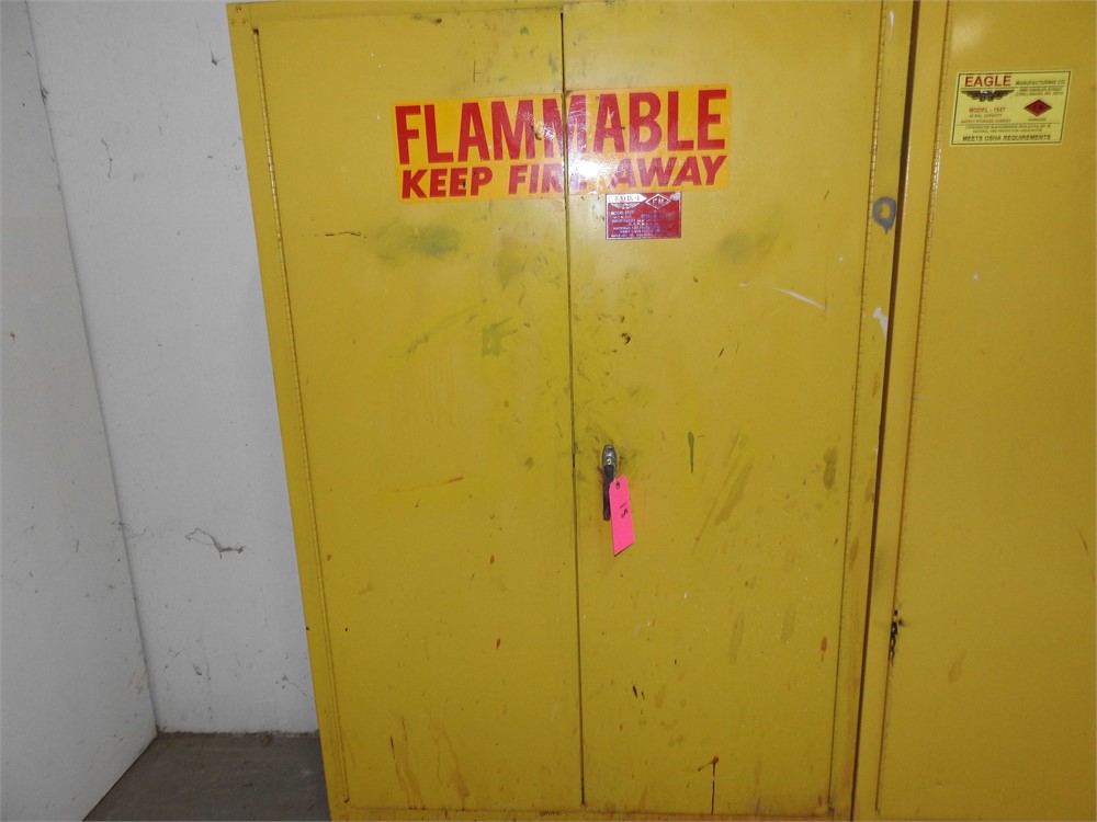 Flammable Storage Cabinet, Contents Included
