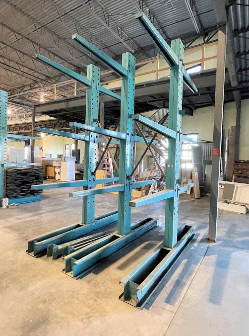 (1) Lot of Two Sided Cantilever/Lumber Racking