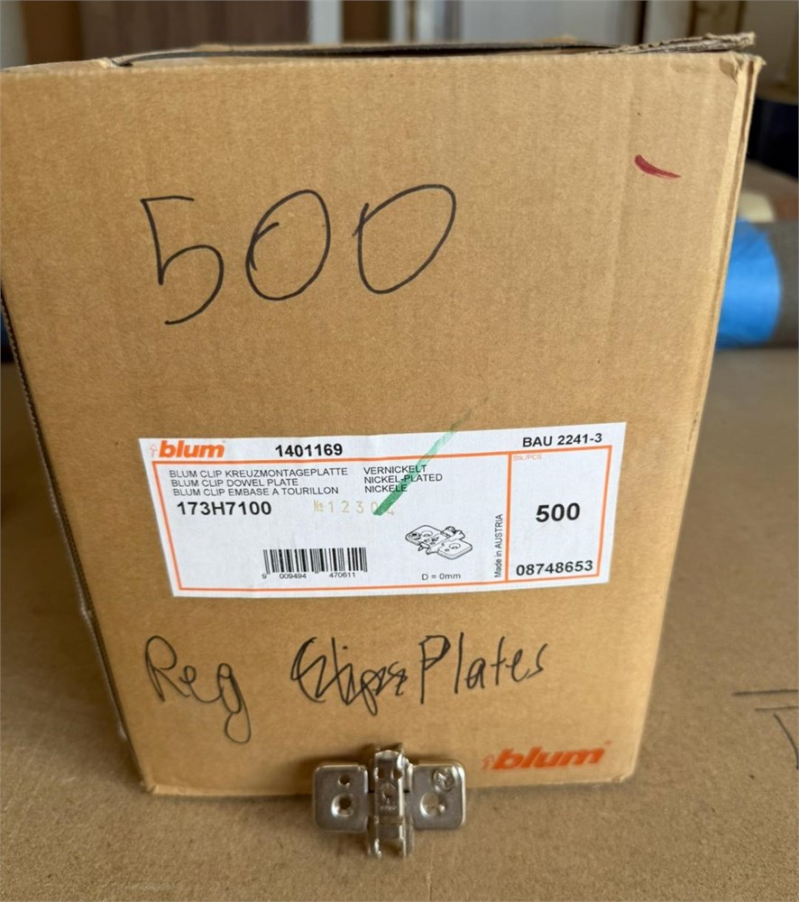 Blum Clip Dowel Plates (Brand New)