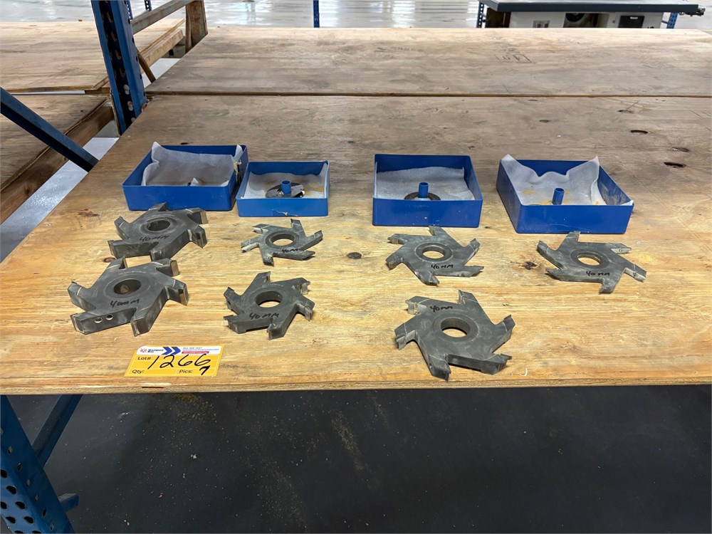 Lot of Cutter Heads - Qty (7) - as pictured
