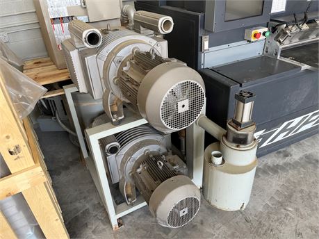 Two (2) Becker "VTLF-2.250" Vacuum Pumps with Stand