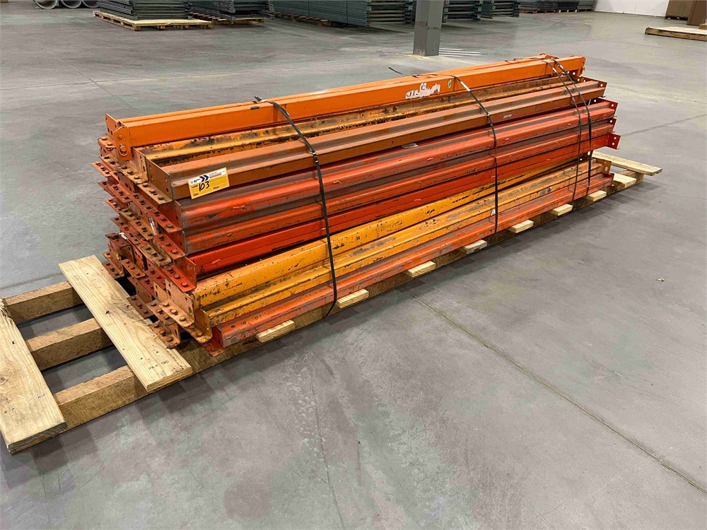 Lot of Racking Uprights 96"L - Qty (34)