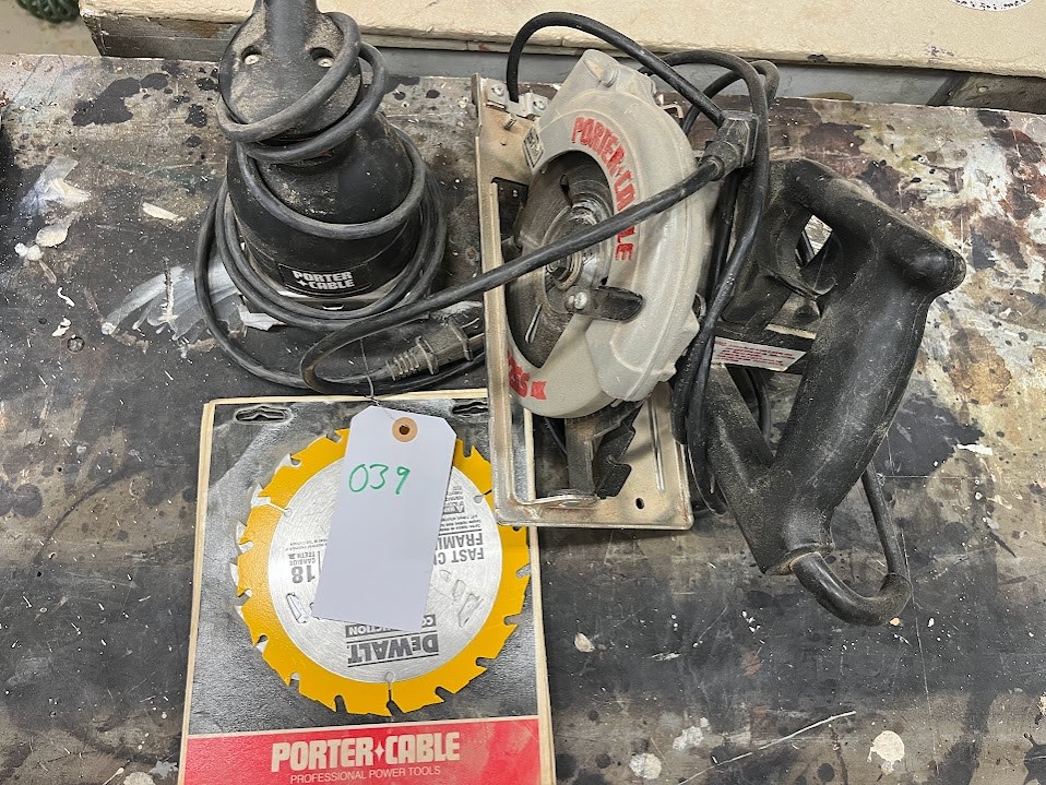 Porter Cable Circular Saw & Palm Sander