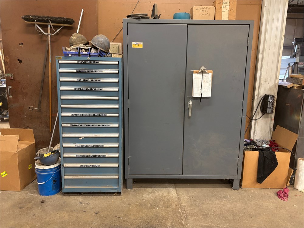 Lot of Cabinets (Qty2) w/ Contents & Content of Area as pictures