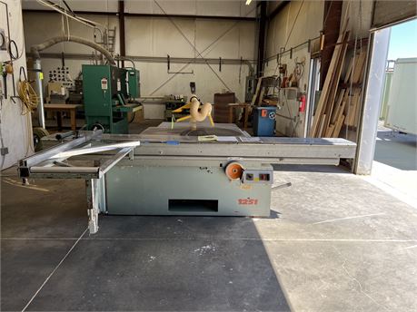 Holz-Her "1251" Sliding Table Saw with Excalibur Overarm Guard