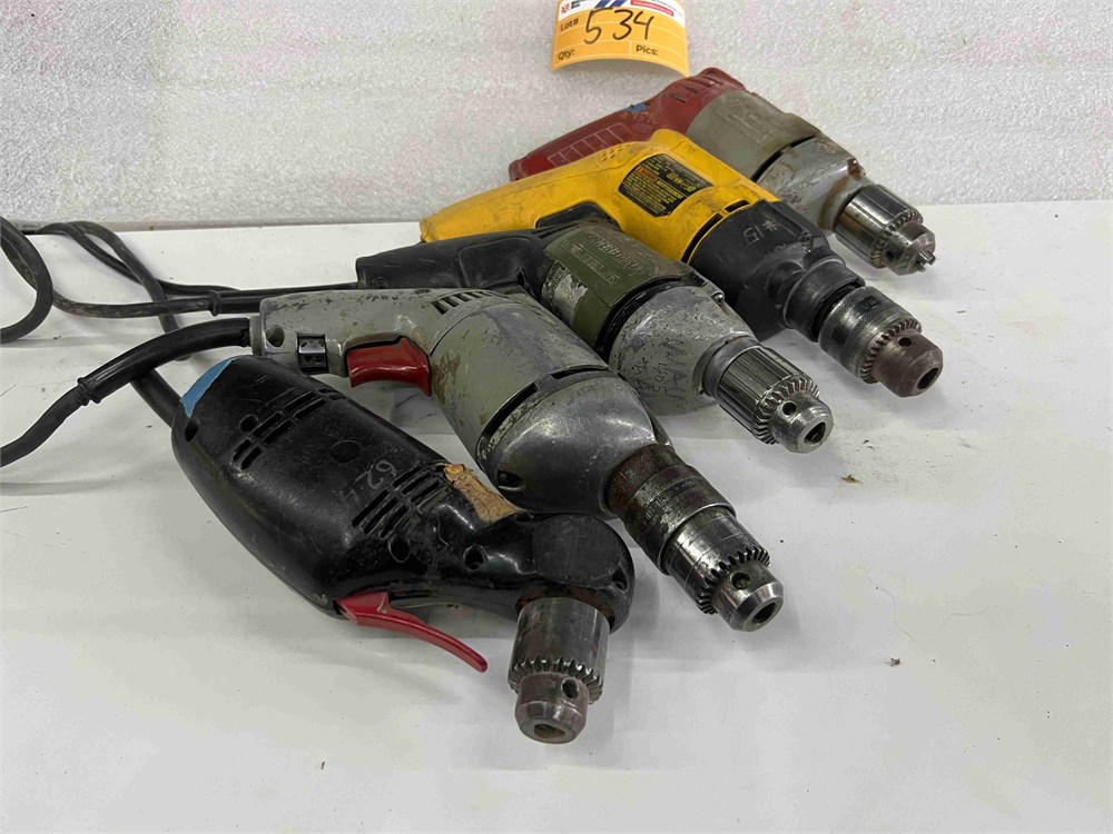 Electric Drills Qty. (4)
