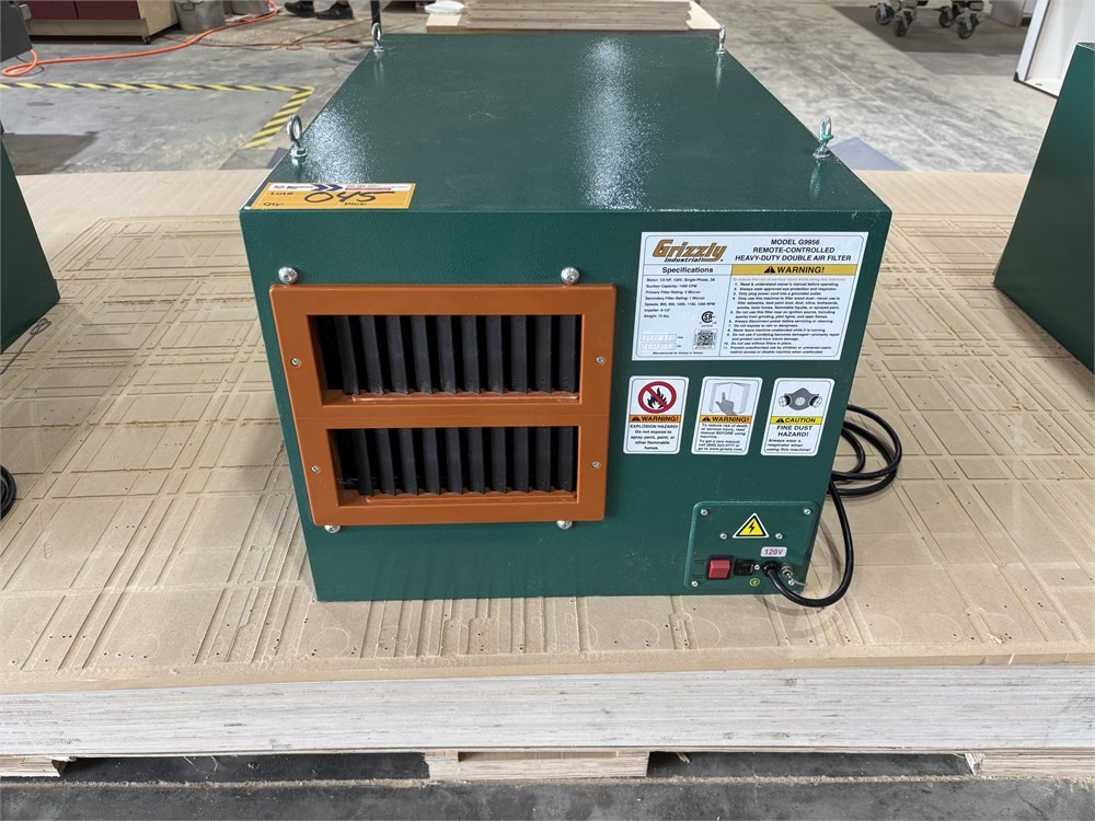 Grizzly " G9956 " Remote Controlled Double Air Filter
