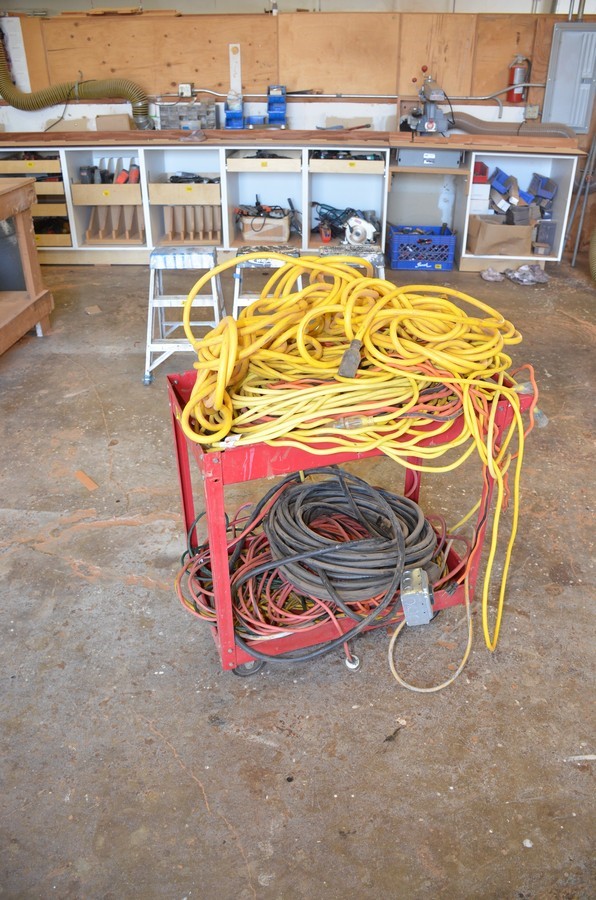 Extension Cords & Cart