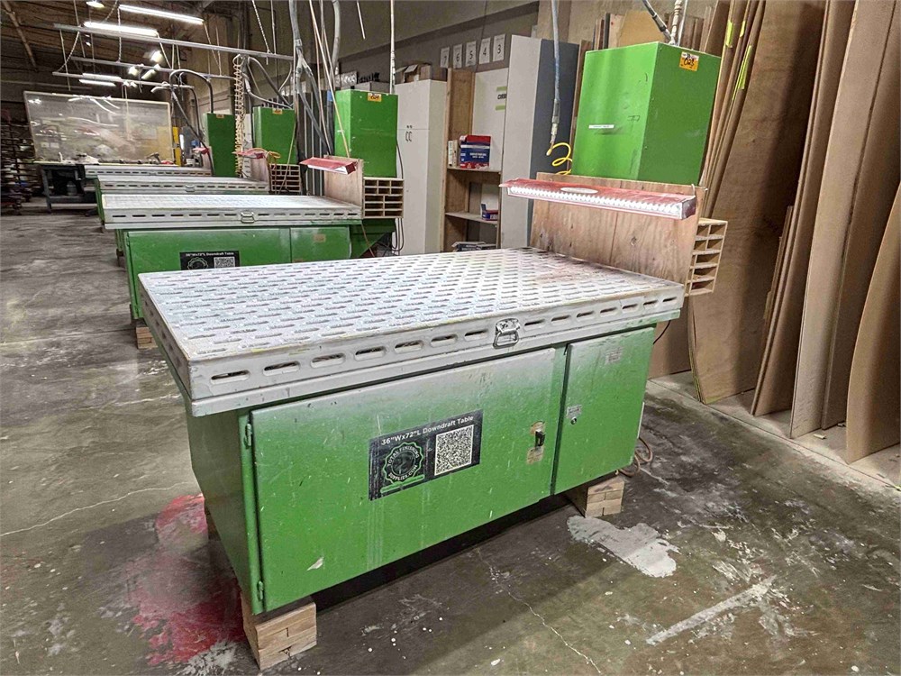 Total Finishing Solutions "3672B" Down Draft Table