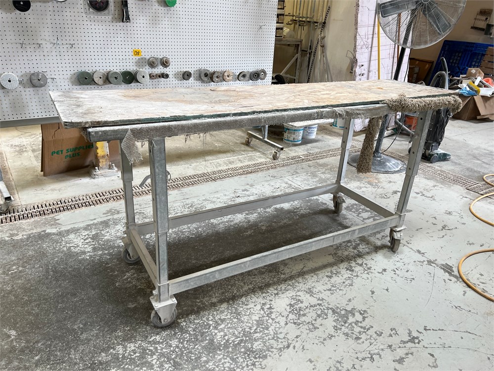 Adjustable Height Table/Cart - 24" x 80"