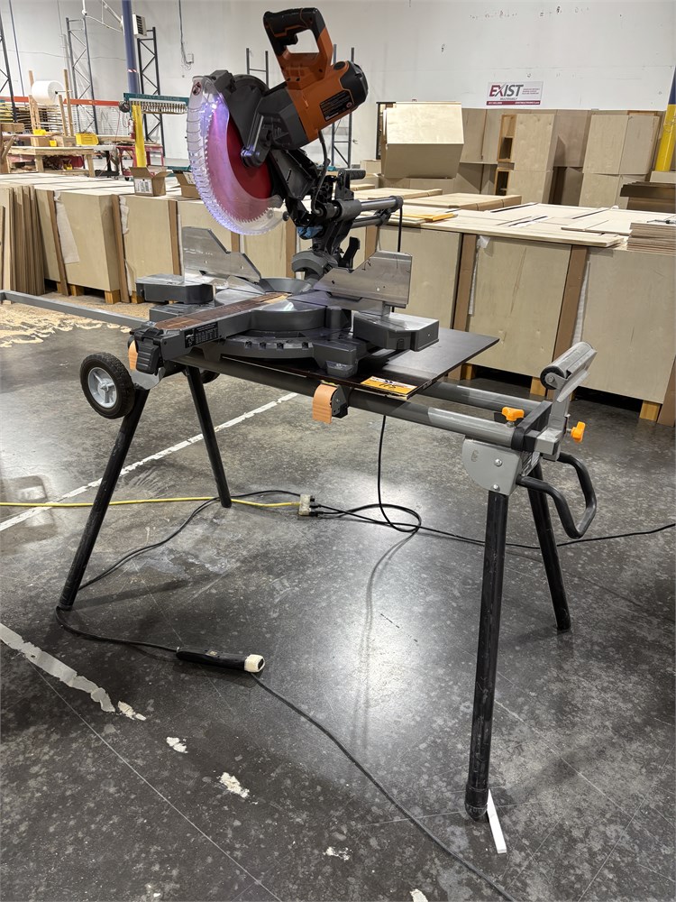 Ridge "R4221" Miter Saw & Stand