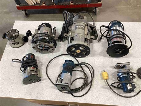 Lot - Routers & Trim Routers Qty. (6) | Place Your Bid at MachineryMax